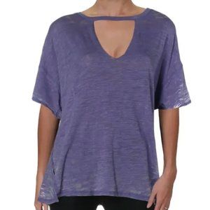Free People Keyhole T-shirt